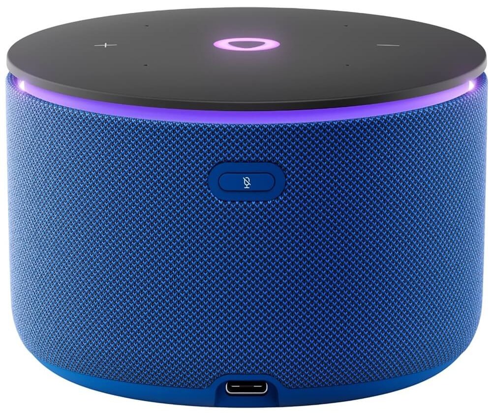 Умная колонка Яндекс Станция Мини 3 Про с Zigbee синий YNDX-00059BLU