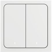 Умный беспроводной выключатель Яндекс Zigbee 2 клавиши YNDX-00535
